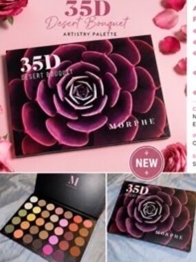 🆕 Morphe 35D Desert Bouquet Artistry Palette NIB | 35 Color Eyeshadow Palette